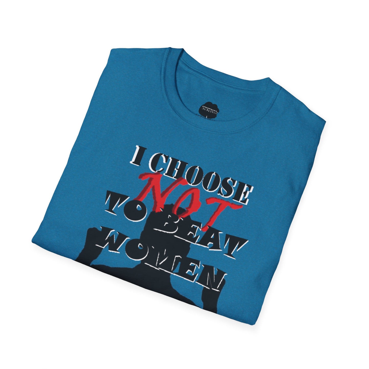 I Do NOT Beat Women Softstyle T-Shirt