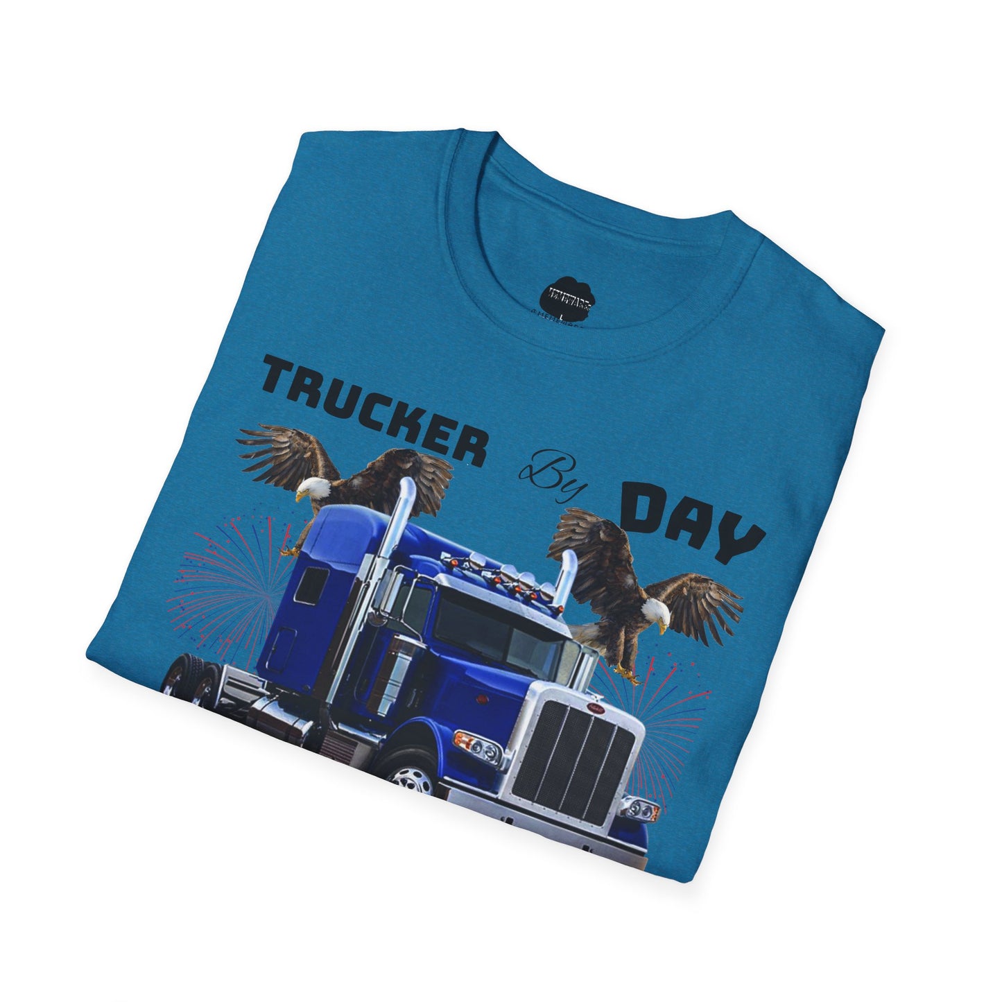 Trucker by Day Tucker by Night Softstyle T-Shirt