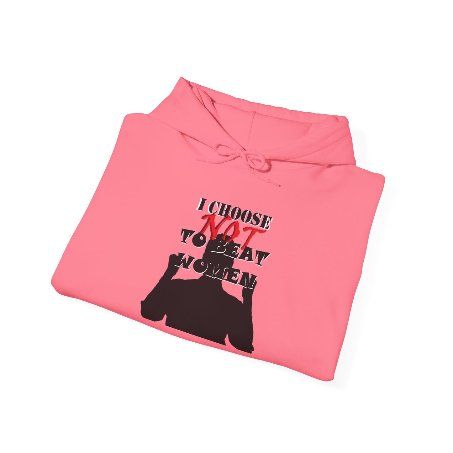 I Choose NOT To Beat Women Heavy Blend™ Hooded Sweatshirt