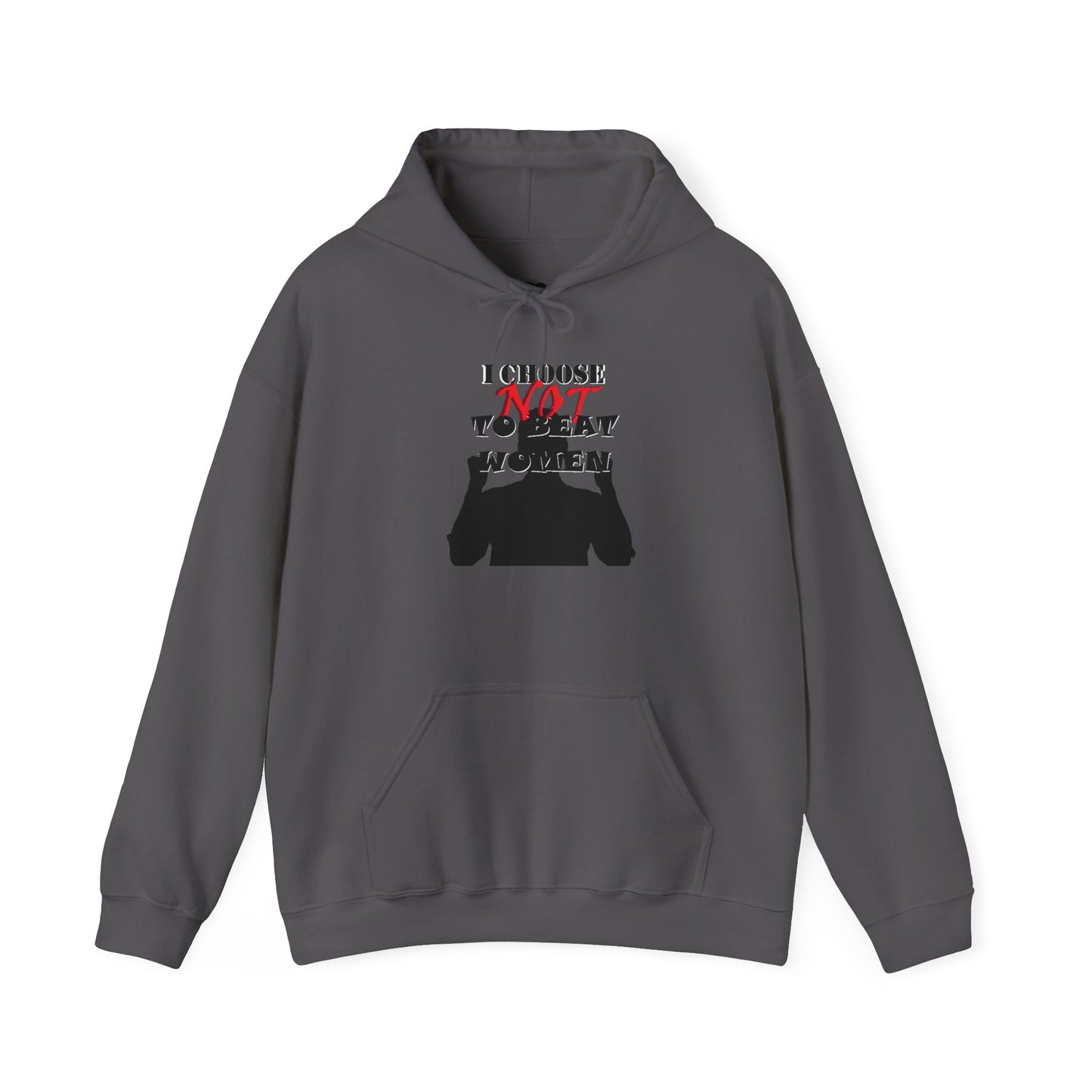 I Choose NOT To Beat Women Heavy Blend™ Hooded Sweatshirt