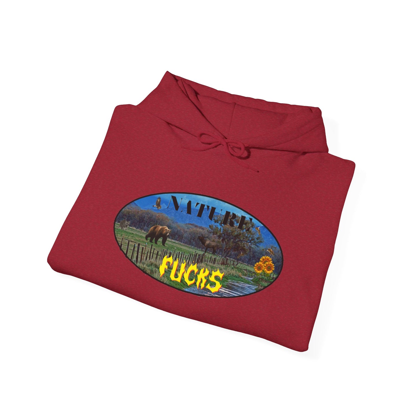Nature Fucks Heavy Blend™ Hooded Sweatshirt