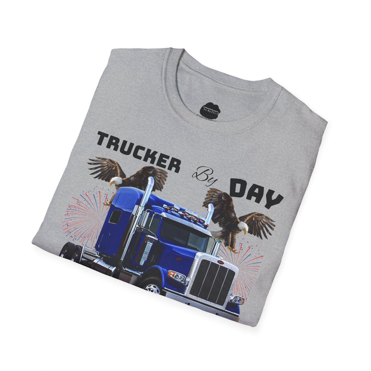 Trucker by Day Tucker by Night Softstyle T-Shirt