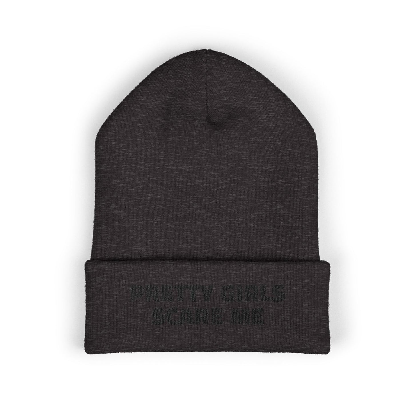PRETTY GIRLS SCARE ME Cuffed Beanie