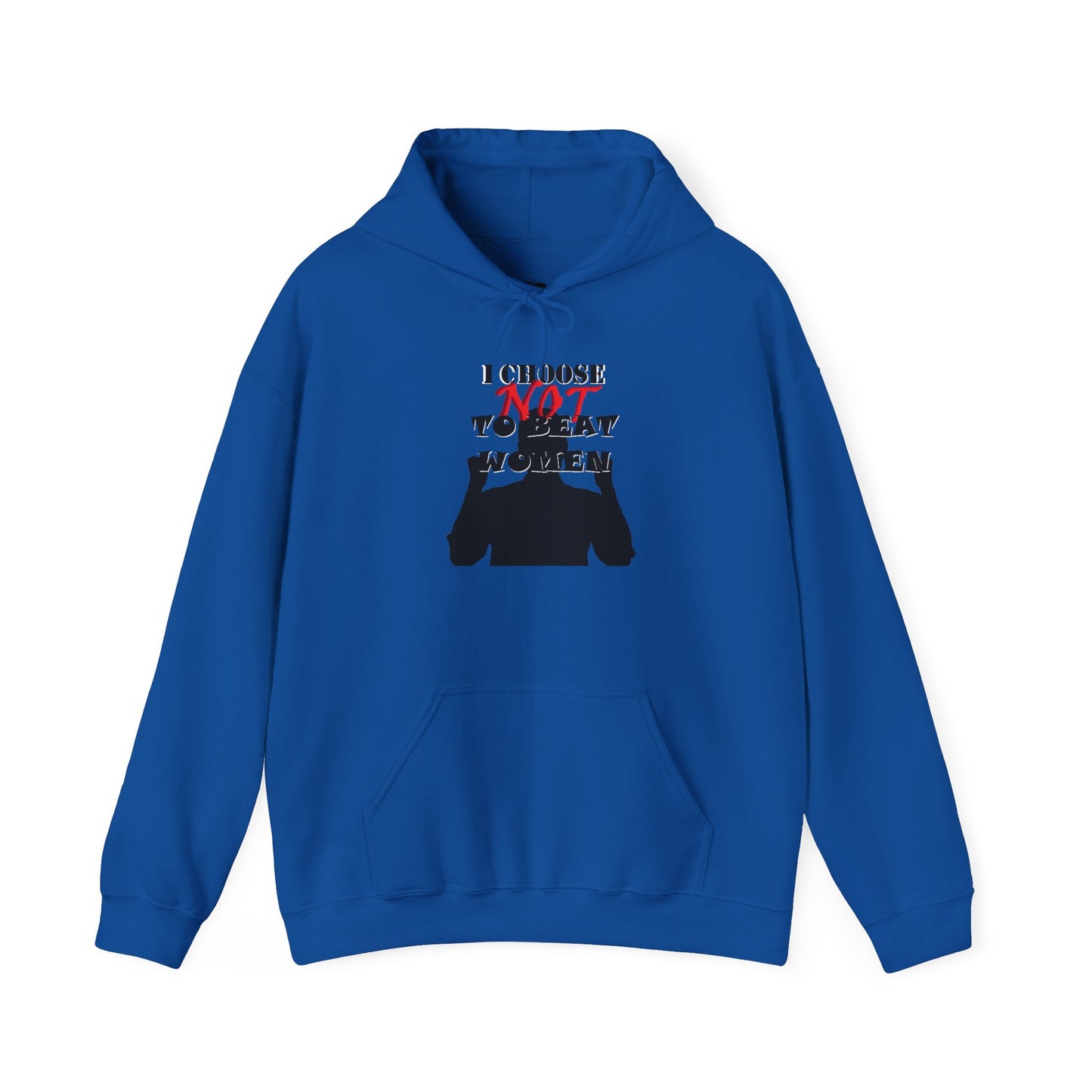 I Choose NOT To Beat Women Heavy Blend™ Hooded Sweatshirt