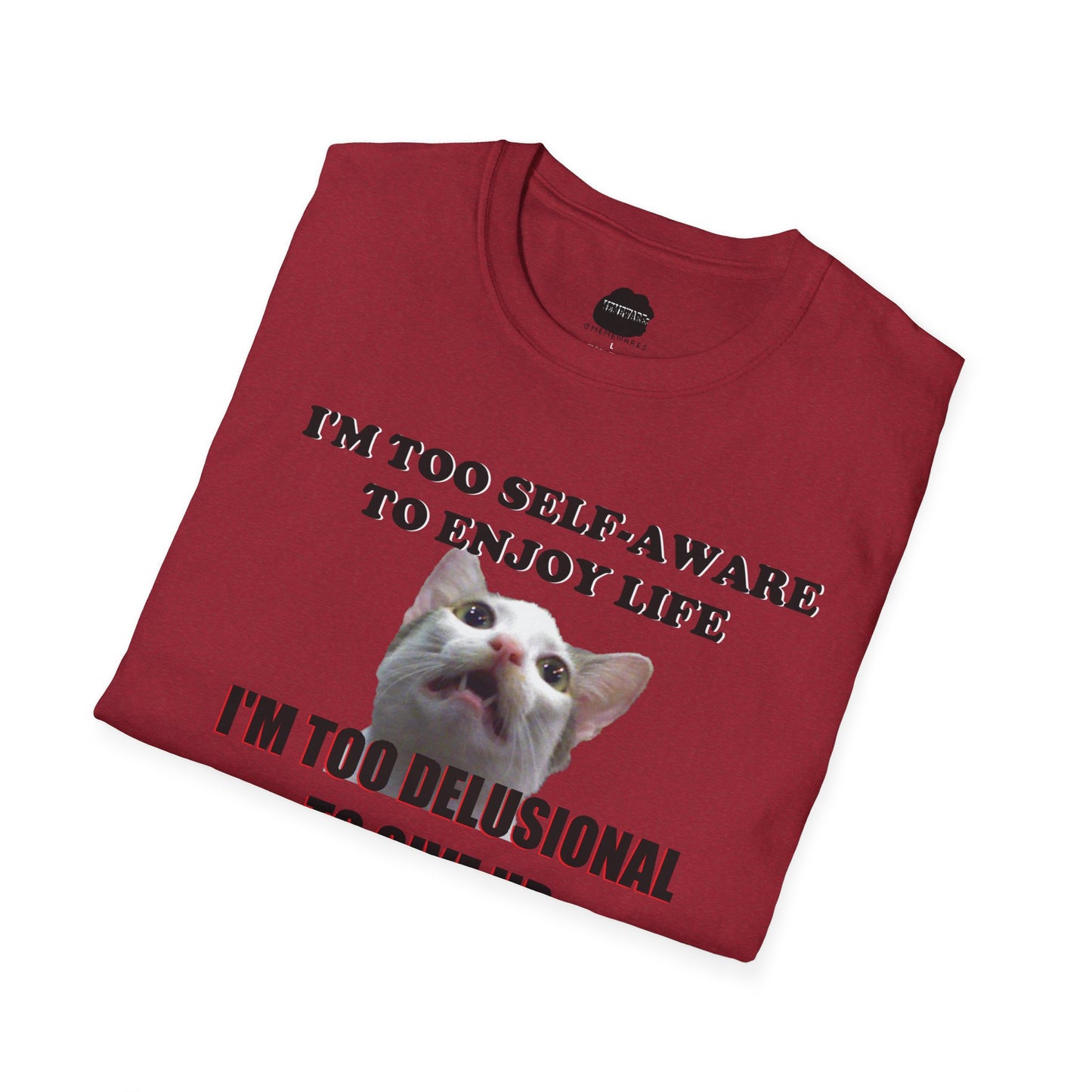 Too Self-Aware Too Delusional Softstyle T-Shirt
