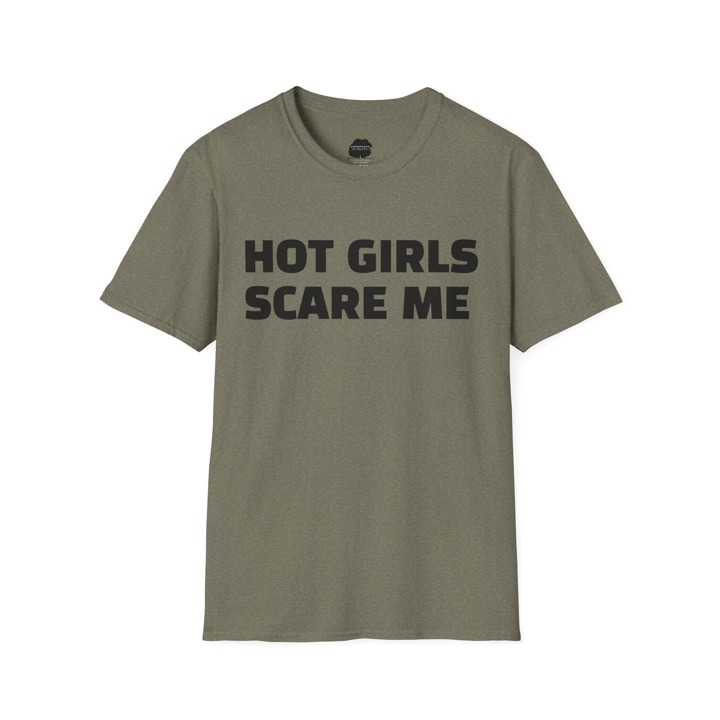 "HOT GIRLS SCARE ME" Softstyle T-Shirt